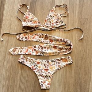Kulani Kinis Floral Bikini Set - Multicolor